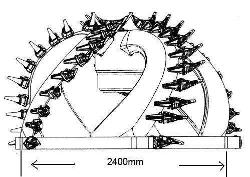 36-38-дюймовая головка
