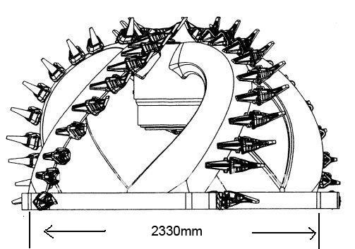 34-36-дюймовая головка